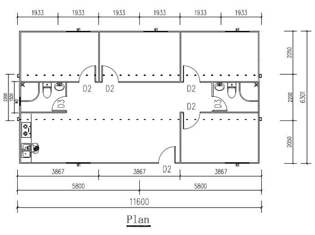 container dépliable 72m2
